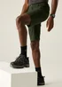 Regatta Dark Khaki Highton II Water-Repellent, UPF 50 Shorts - 44 Image 1