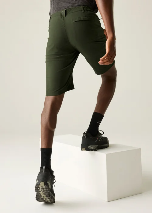 Regatta Dark Khaki Highton II Water-Repellent, UPF 50 Shorts - 44 Image 2