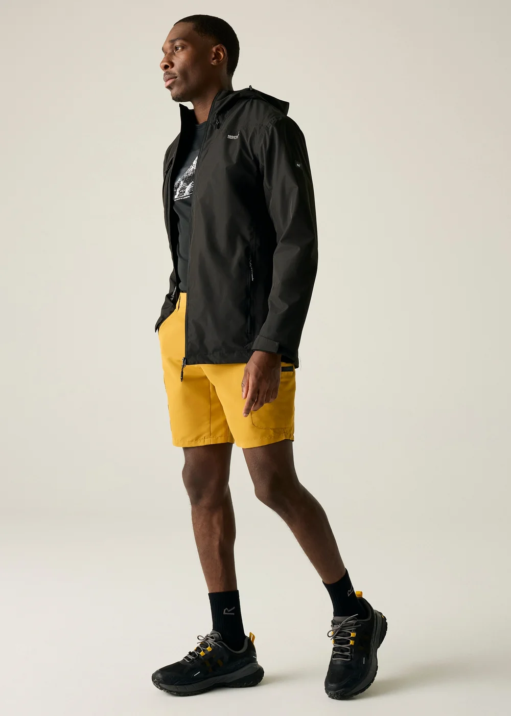 Regatta Black Calderdale Waterproof, Breathable Jacket - XL Image 3