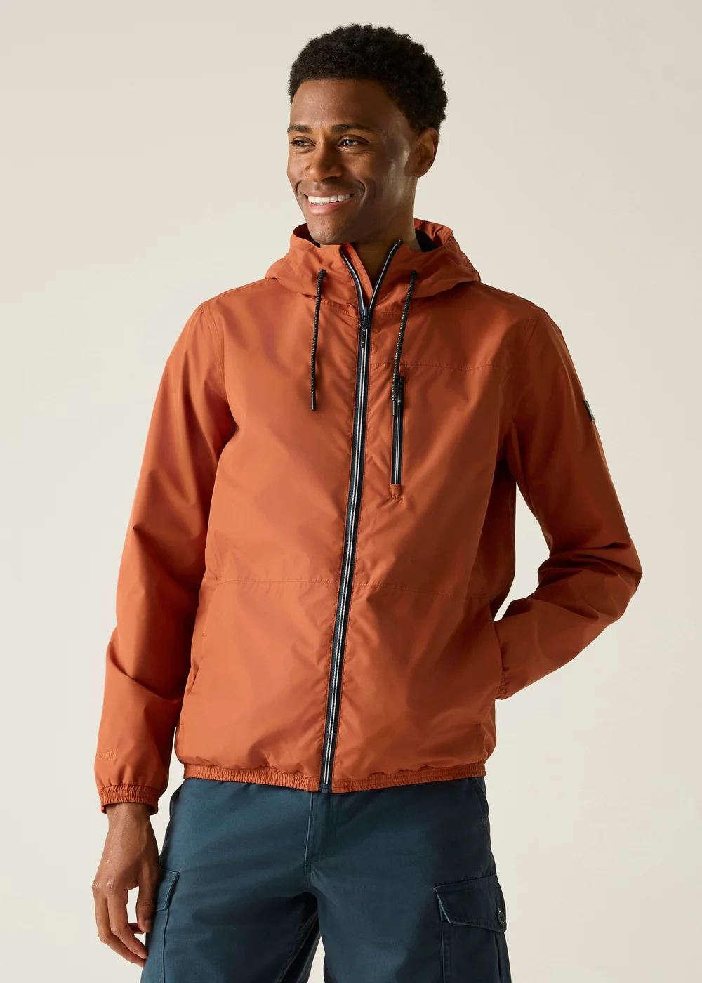 Regatta Brick Black Shorebay Waterproof, Breathable Jacket - M Image 1