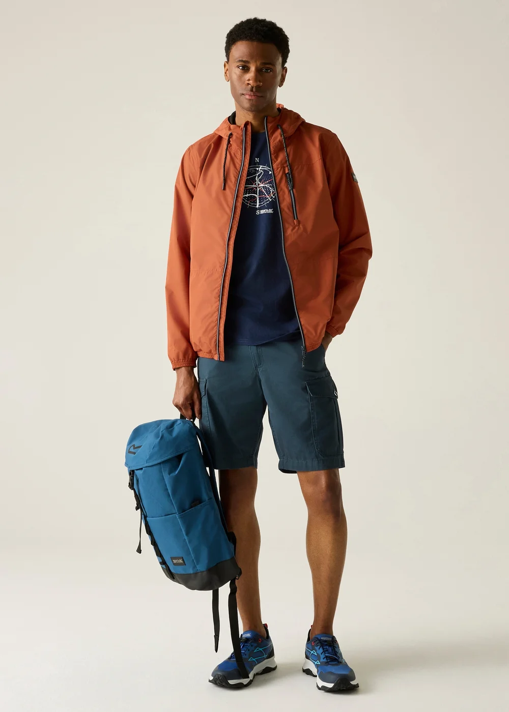 Regatta Brick Black Shorebay Waterproof, Breathable Jacket - M Image 3