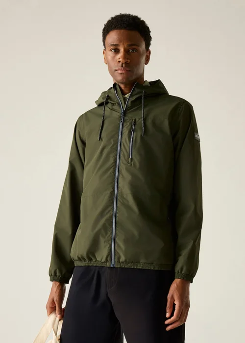Regatta Dark Khaki Black Shorebay Waterproof, Breathable Jacket - M Image 1