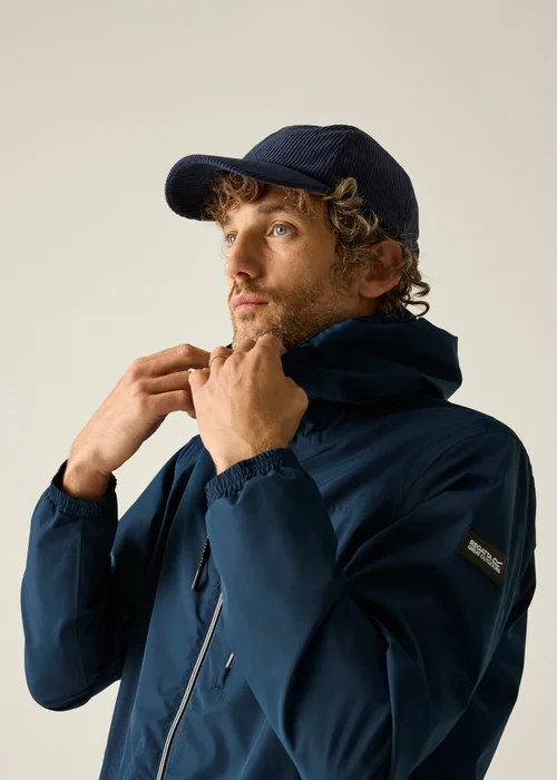 Regatta Navy Tigerlilly Orange Shorebay Waterproof, Breathable Jacket - L Image 6