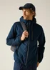 Regatta Navy Tigerlilly Orange Shorebay Waterproof, Breathable Jacket - L Image 1