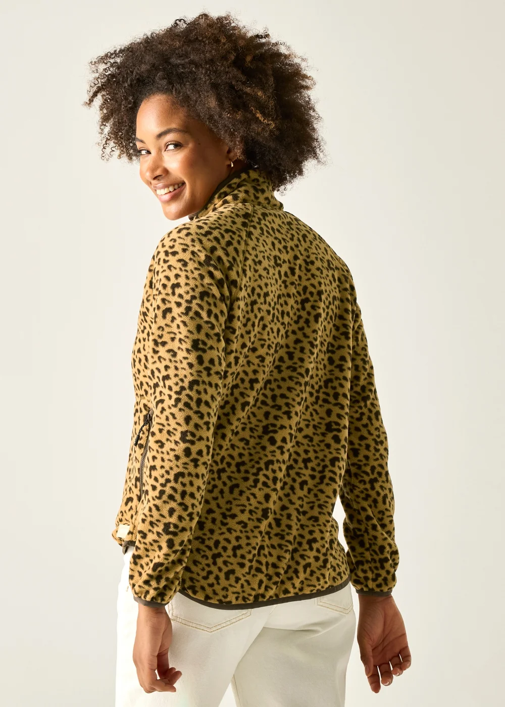 Regatta Abstract Leopard Spot Frankie Half Zip Fleece - 20 Image 2