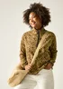 Regatta Abstract Leopard Spot Frankie Half Zip Fleece - 20 Image 1