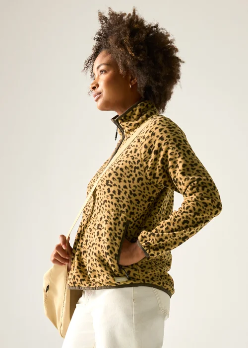 Regatta Abstract Leopard Spot Frankie Half Zip Fleece - 20 Image 6