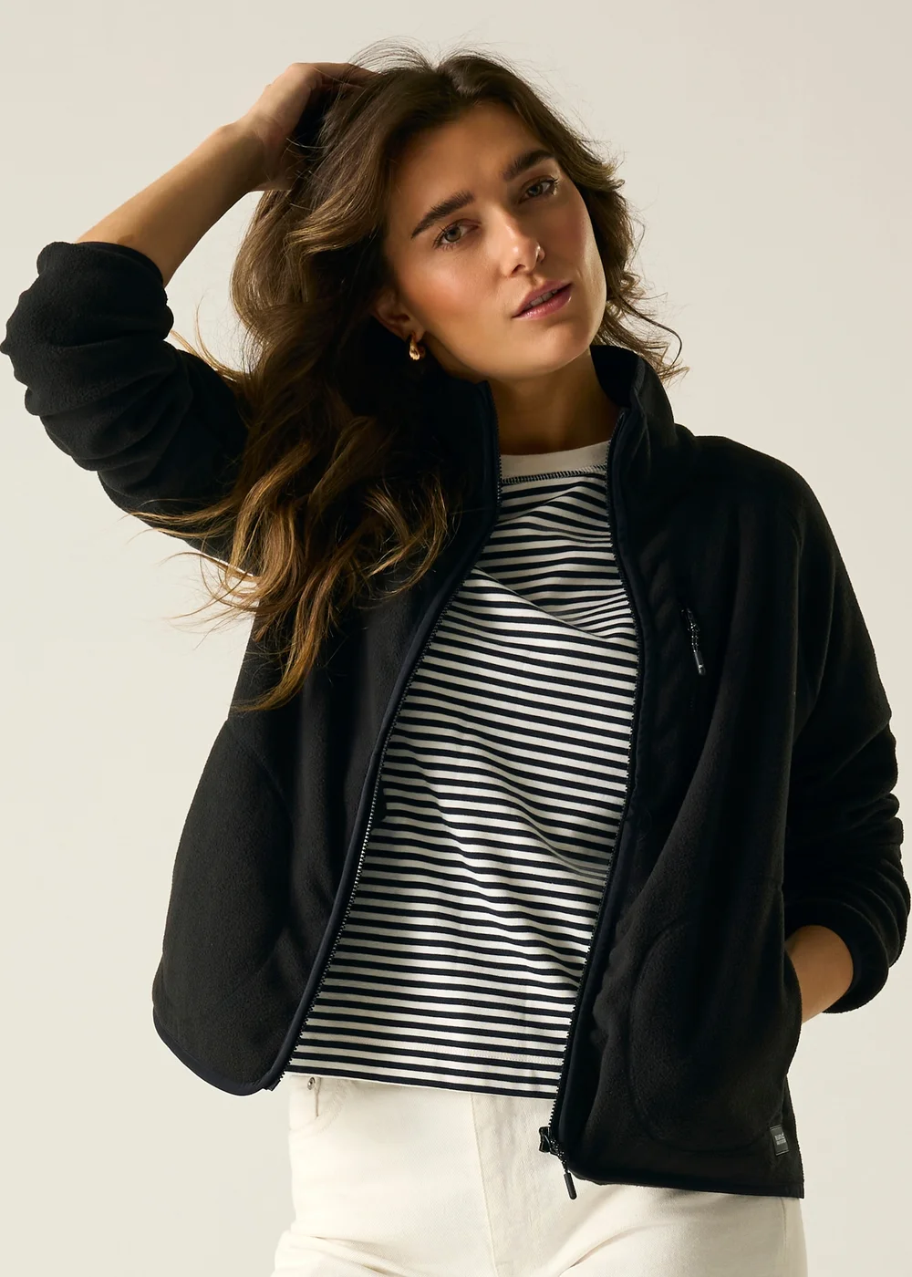 Regatta Black Frankie Full Zip Fleece - 12 Image 5