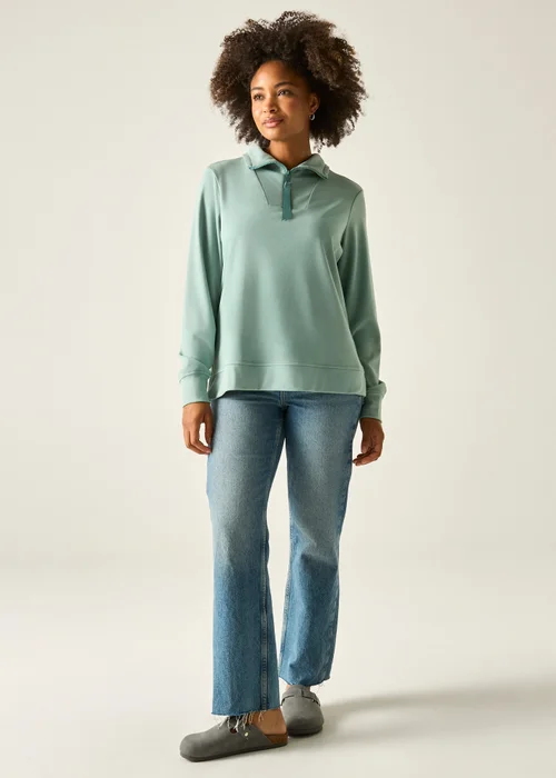 Regatta Ivy Moss Demmi Half Zip Fleece - 16 Image 4