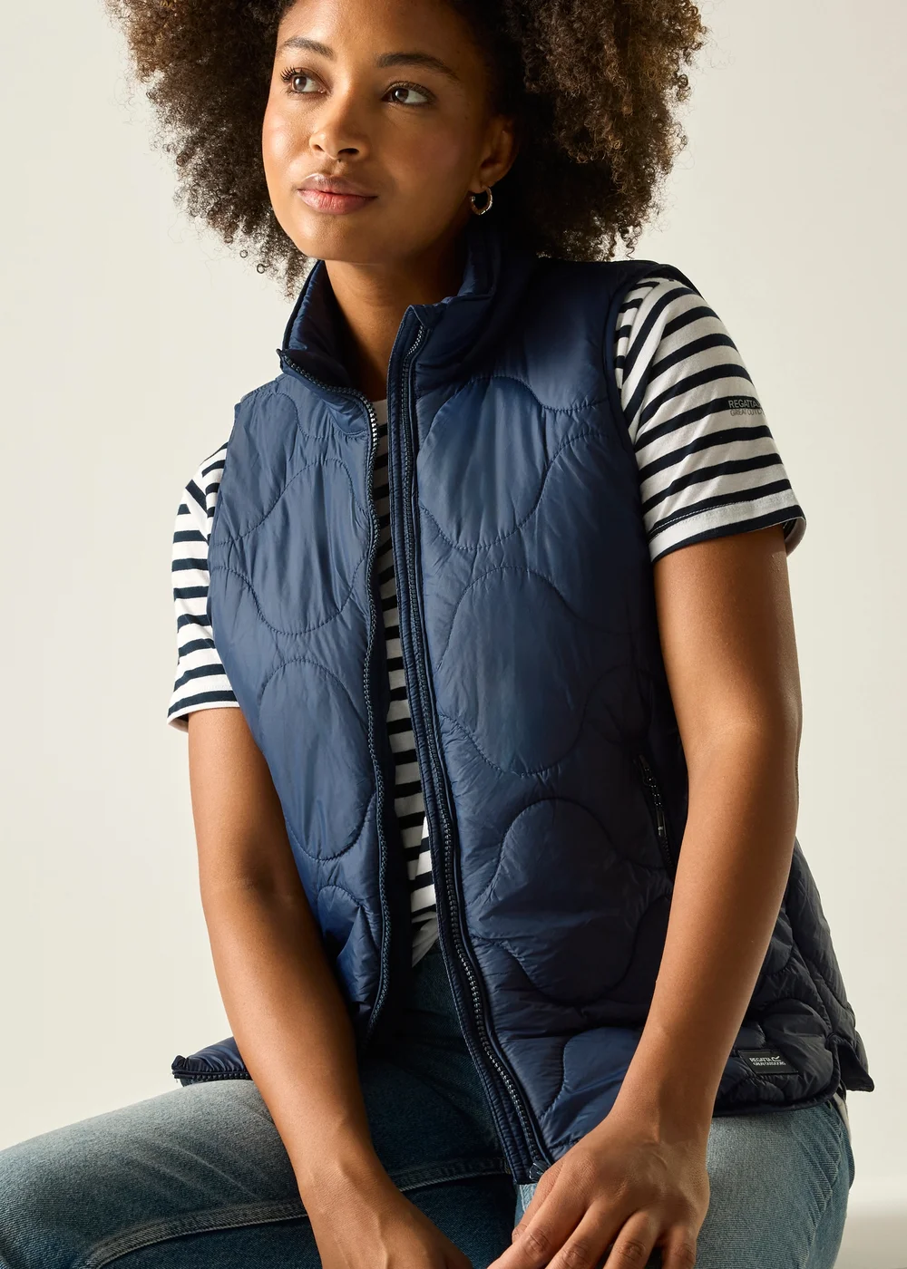Regatta Navy Carlotte Lightweight Bodywarmer - 14 Image 4