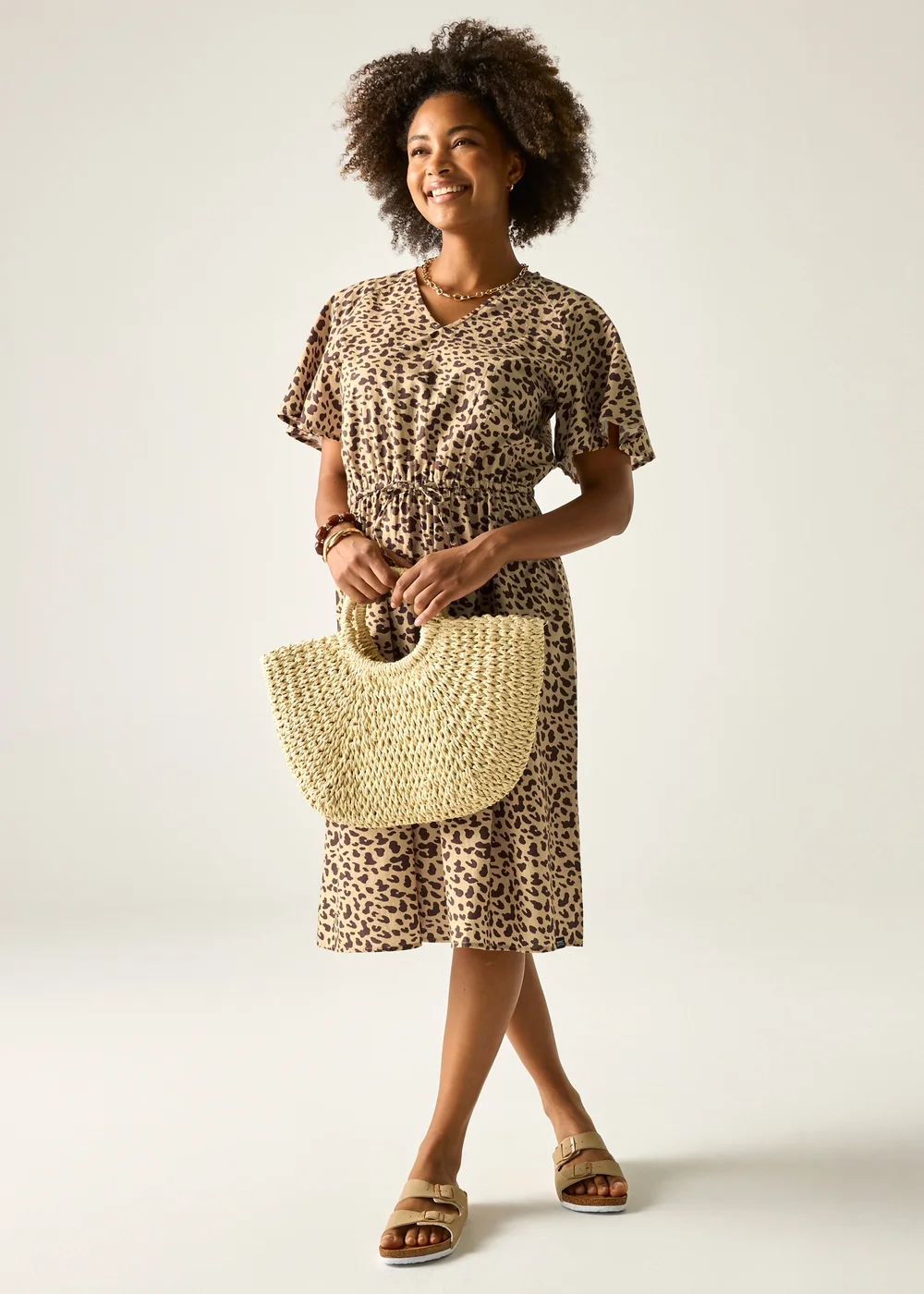 Regatta Abstract Leopard Spot Elona Dress - 16 Image 1