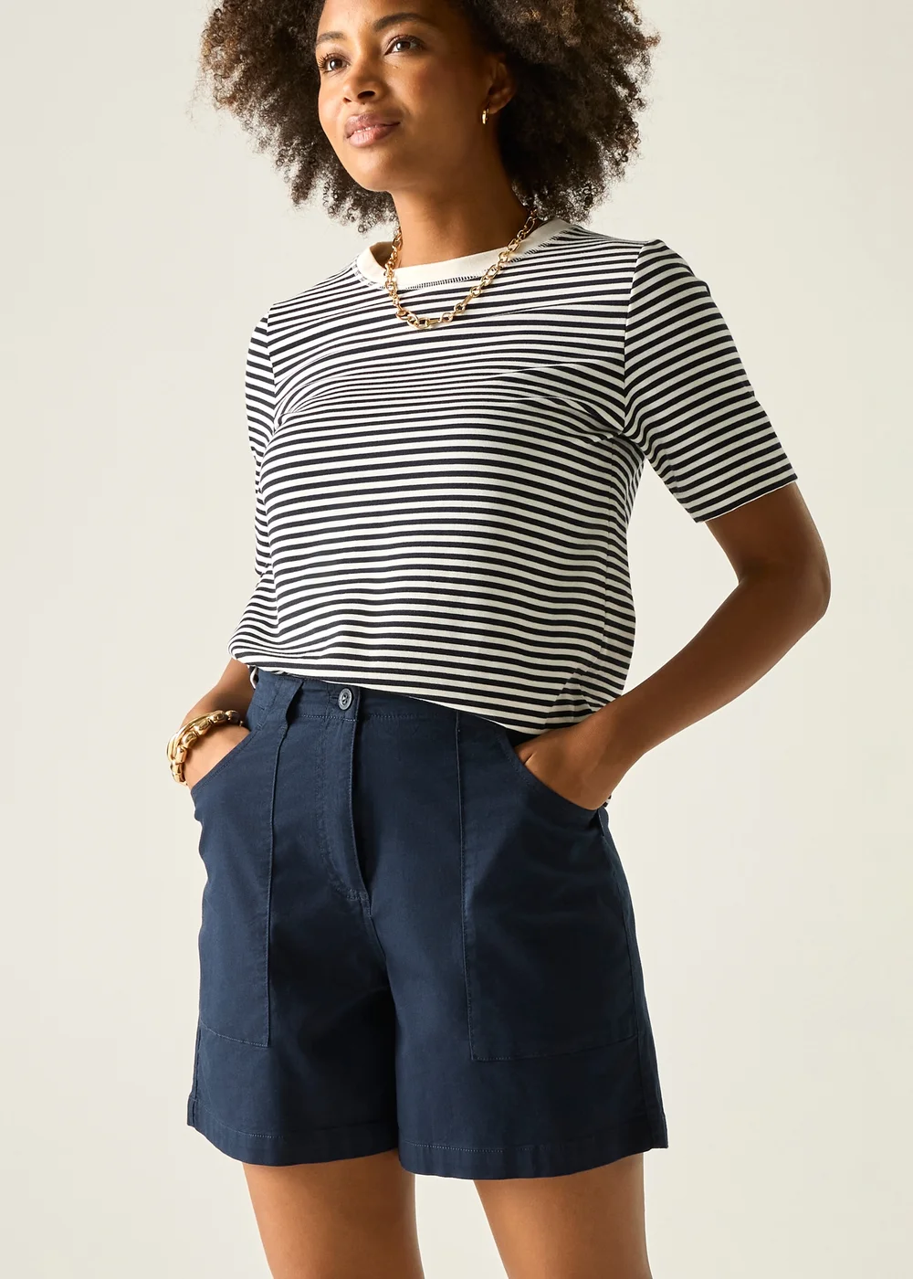 Regatta Navy Liza Shorts - 20 Image 5