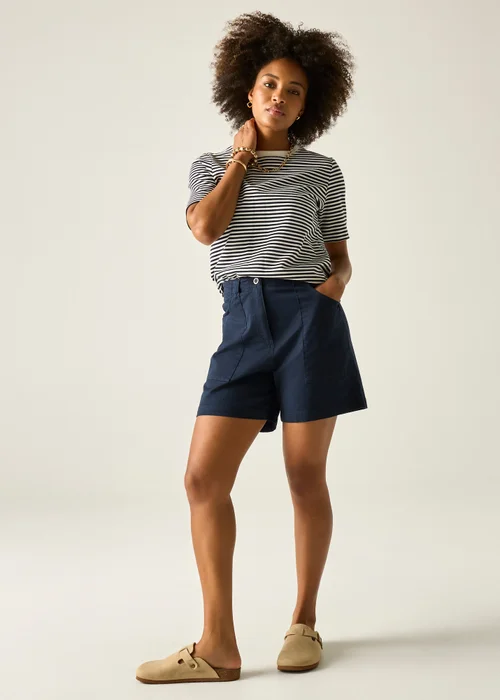 Regatta Navy Liza Shorts - 20 Image 1