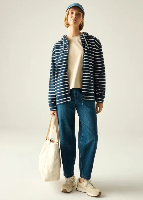 Regatta Navy White Stripe Bayletta Hoody - 8 Image 3