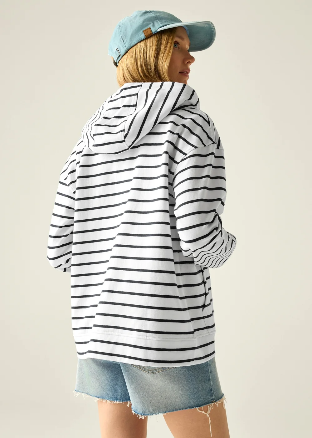 Regatta White Navy Stripe Bayletta Hoody - 18 Image 2