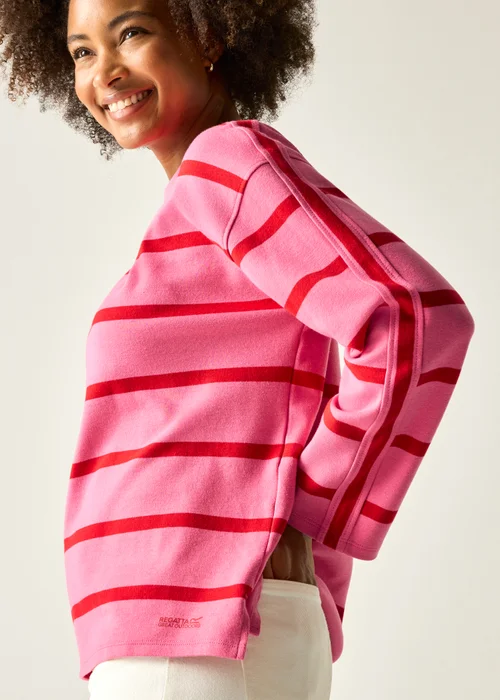 Regatta Pink Lemonade Red Stripe Avira Sweatshirts - 16 Image 5