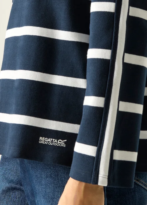 Regatta Navy White Stripe Avira Sweatshirts - 16 Image 5