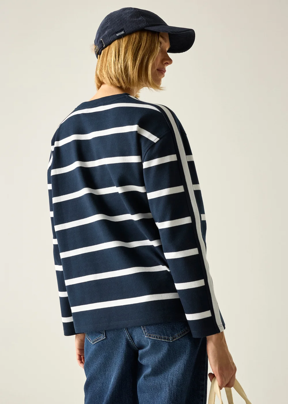 Regatta Navy White Stripe Avira Sweatshirts - 16 Image 2
