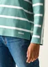 Regatta Ivy Moss White Stripe Avira Sweatshirts - 12 Image 5