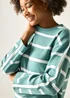 Regatta Ivy Moss White Stripe Avira Sweatshirts - 12 Image 1