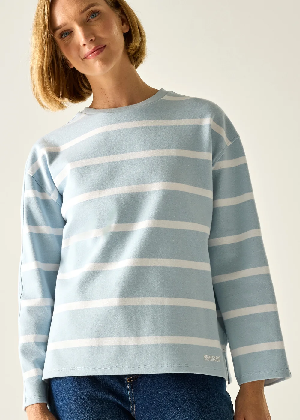 Regatta Skyway White Stripe Avira Sweatshirts - 10 Image 6