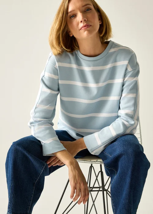 Regatta Skyway White Stripe Avira Sweatshirts - 10 Image 1