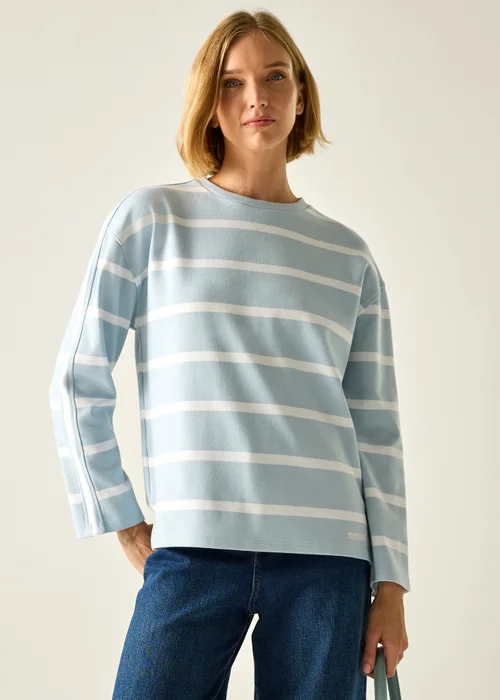 Regatta Skyway White Stripe Avira Sweatshirts - 10 Image 3