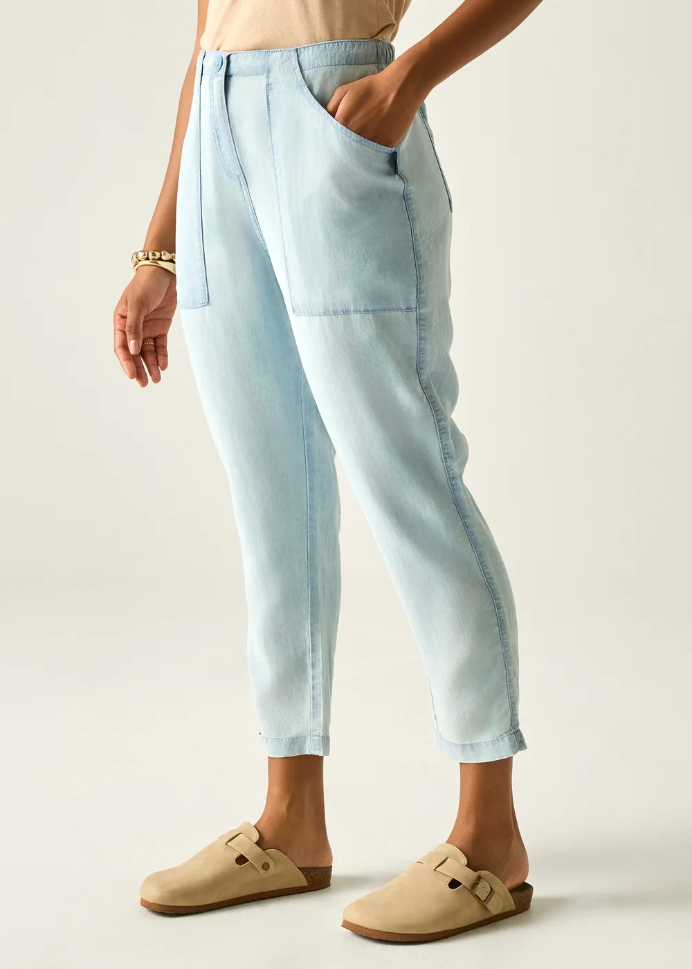 Regatta Chambray Fabric Shorebella Capri - 10 Image 2