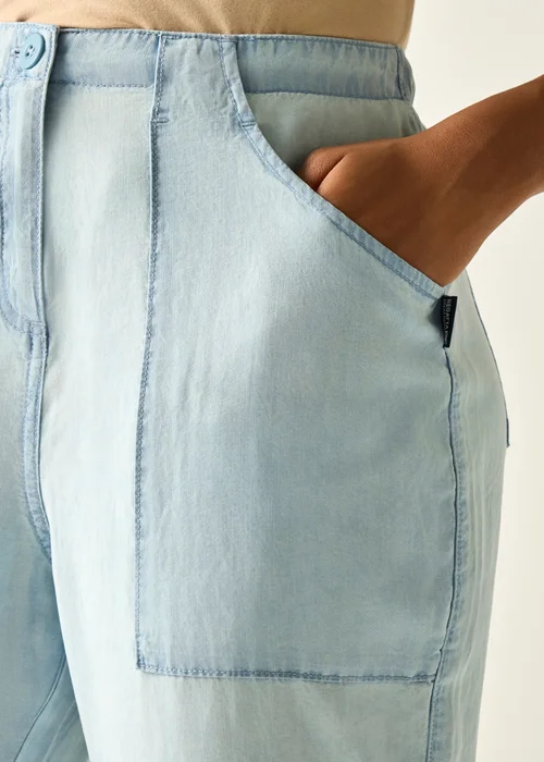 Regatta Chambray Fabric Shorebella Capri - 10 Image 5