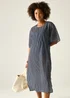 Regatta Navy White Wavy Stripe Avorno Lightweight Cover Up - 20 Image 4