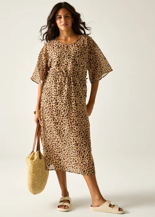 Regatta Abstract Leopard Spot Avorno Lightweight Cover Up - 8 Image 1