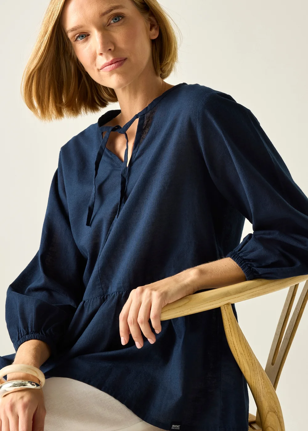 Regatta Navy Primden Lightweight Shirt - 16 Image 4