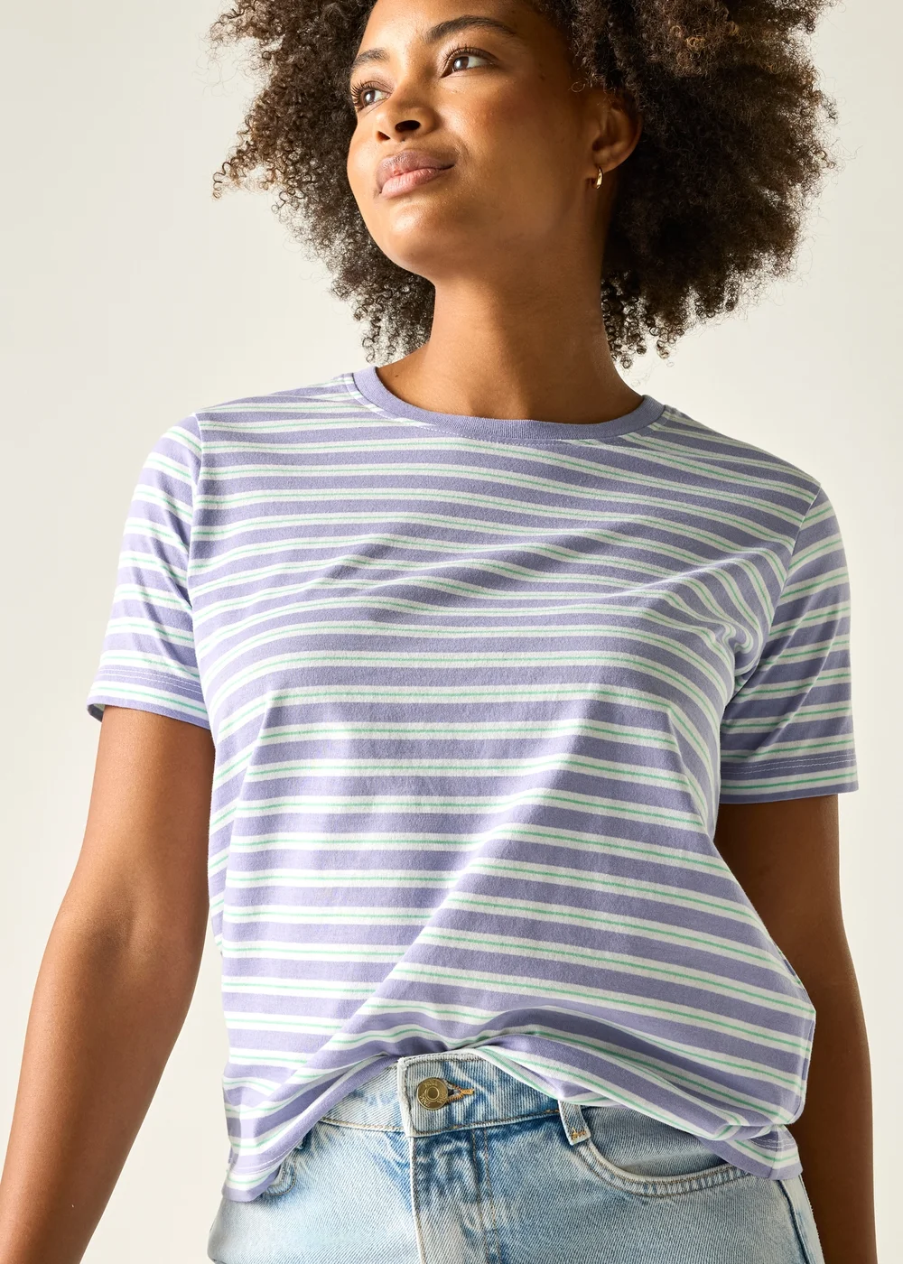 Regatta Pansy Multi Stripe Bayletta T-Shirt - 14 Image 5