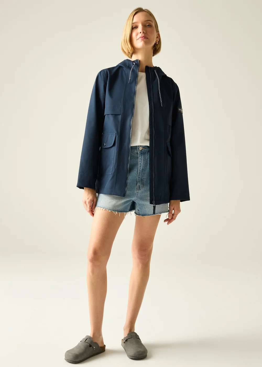 Regatta Navy Floral Paradise Orlea Waterproof With Isotex Technology Jacket - 12 Image 3