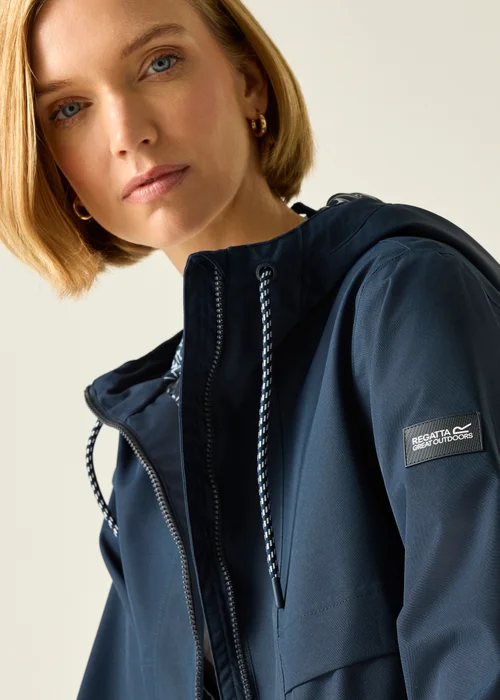 Regatta Navy Floral Paradise Orlea Waterproof With Isotex Technology Jacket - 12 Image 4