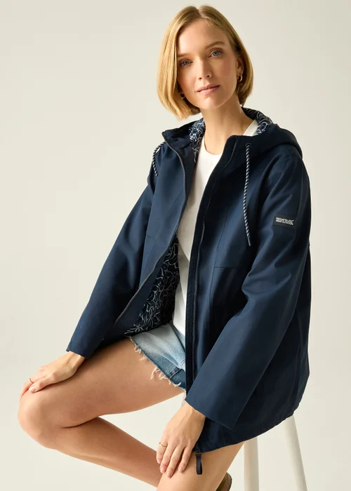 Regatta Navy Floral Paradise Orlea Waterproof With Isotex Technology Jacket - 12 Image 1