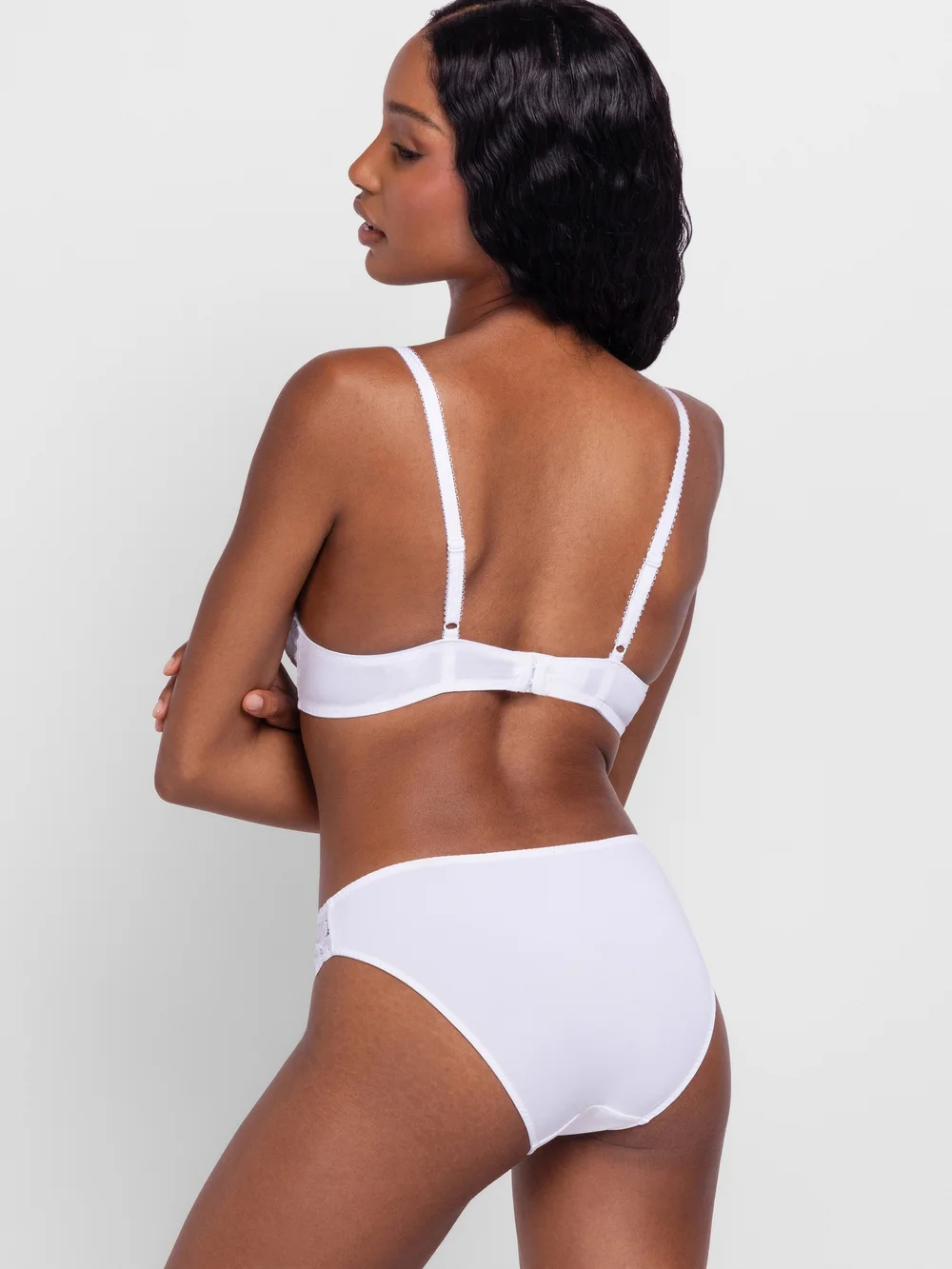 Dorina White/Beige Angie Push Up Plunge 2-Pack - 32A Image 3