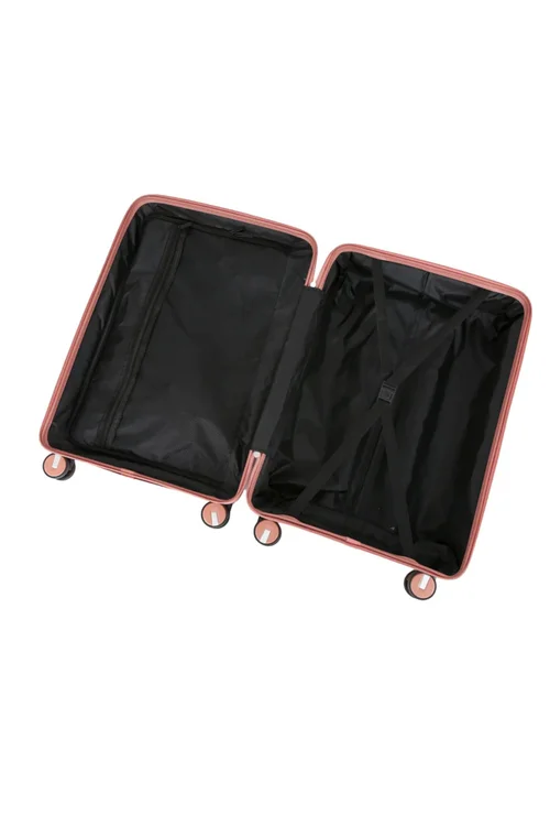 Infinity Luggage Pink Hard Shell Suitcase TSA Suitcases - Cabin Image 4