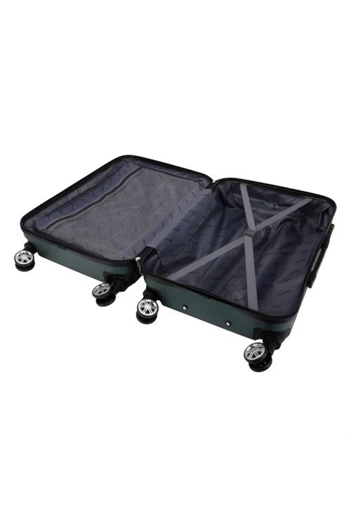 Infinity Luggage Emerald Green Hard Shell Suitcase - M Image 4
