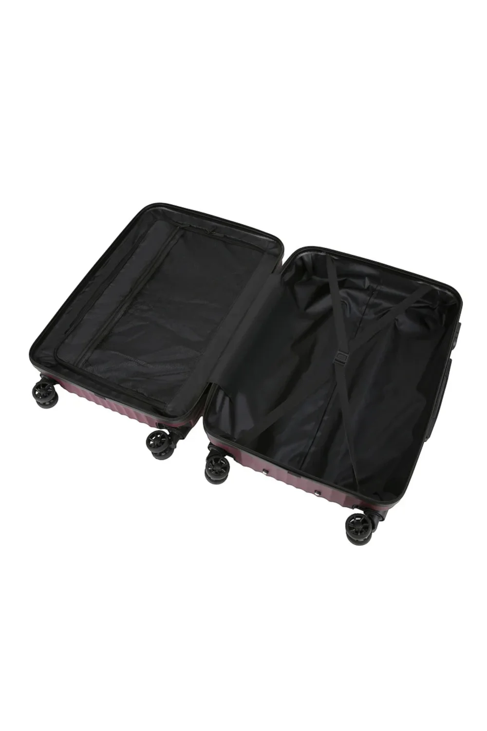 Infinity Luggage Burgundy ABS Hard Shell Suitcase - M Image 4