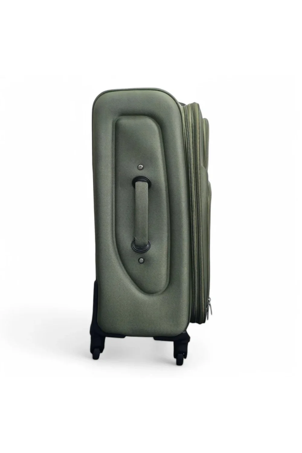 Infinity Luggage Khaki Soft Shell Lightweight Nylon Suitcase - XL Image 4