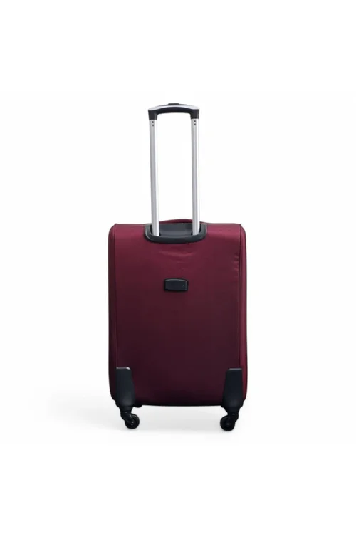 Infinity Luggage Wine Soft Shell Lightweight Nylon Suitcase - XL Image 4