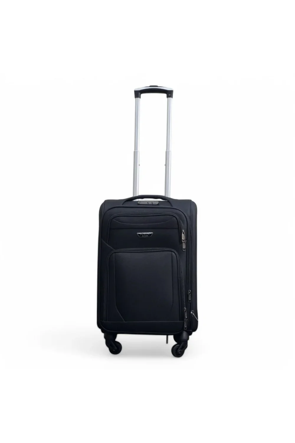 Infinity Luggage Black Expandable Soft Shell Cabin Suitcase - One Size Image 1