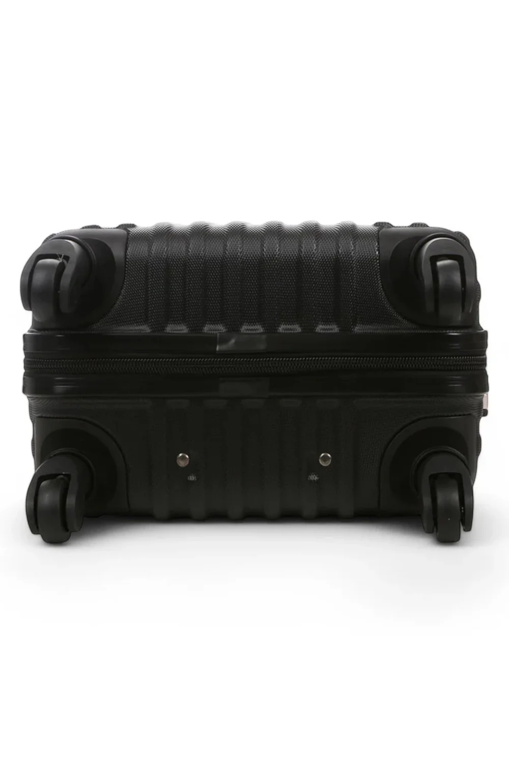 Infinity Luggage Black Hard Shell ABS Suitcase - Cabin Image 4