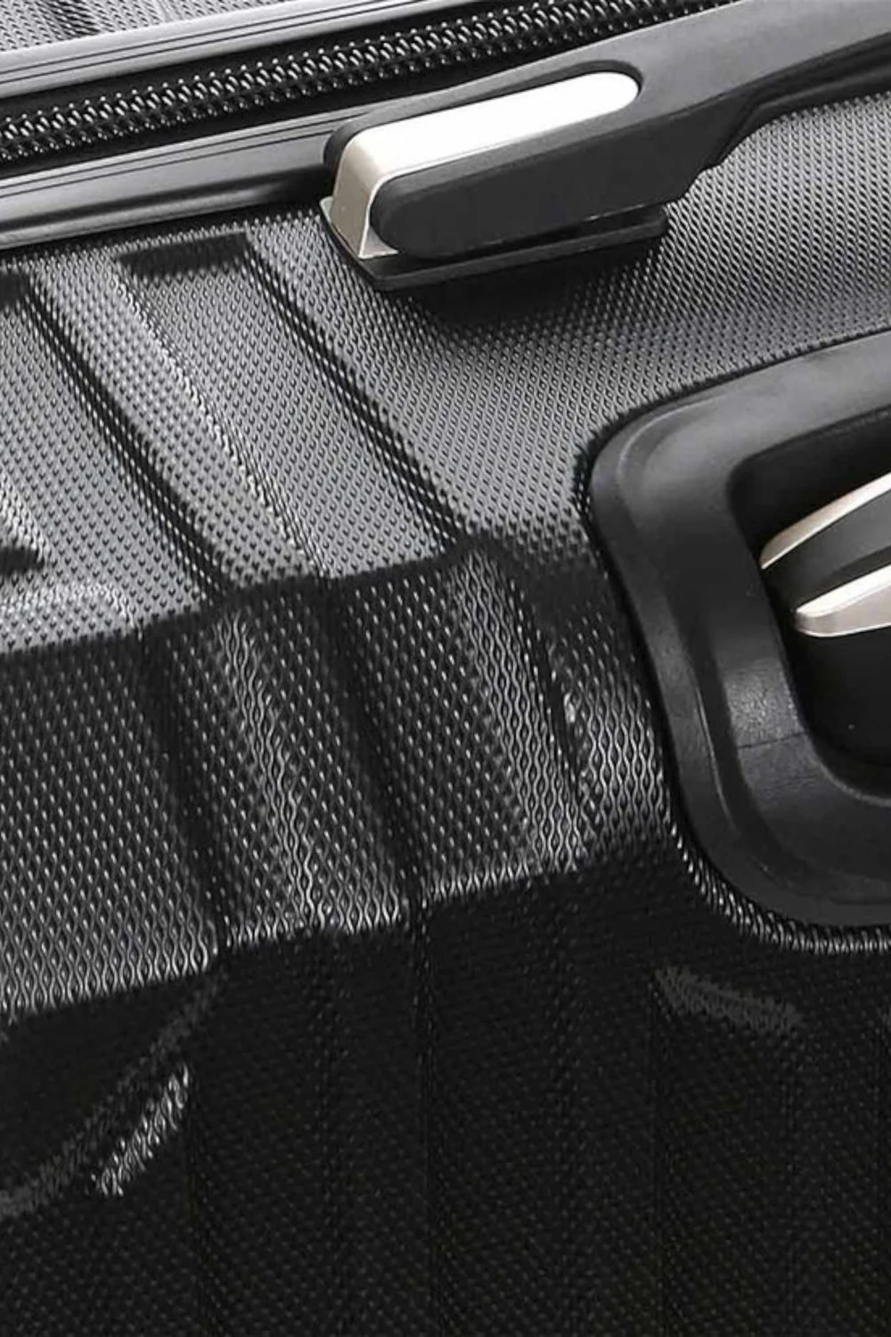 Infinity Luggage Black Hard Shell ABS Suitcase - Cabin Image 5