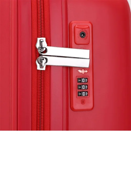 Infinity Luggage Red Hard Shell Suitcase TSA Travel - L Image 4