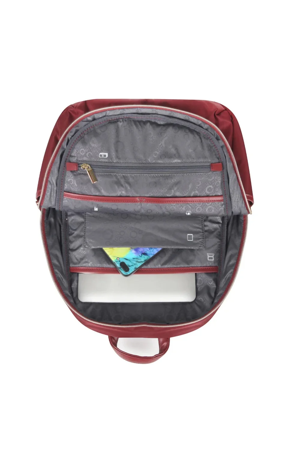 Infinity Luggage Red Backpack Rucksack - UNDERSEAT Image 5