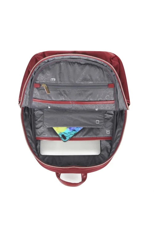 Infinity Luggage Red Backpack Rucksack - UNDERSEAT Image 5