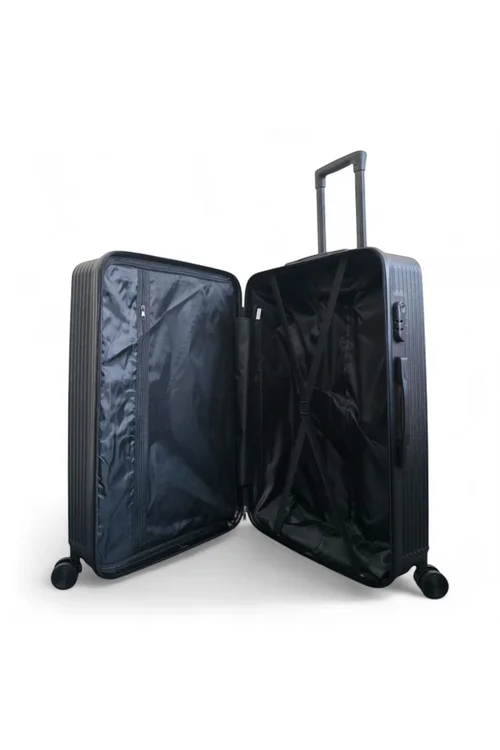 Infinity Luggage Black Hardshell Robust Suitcases - M Image 4