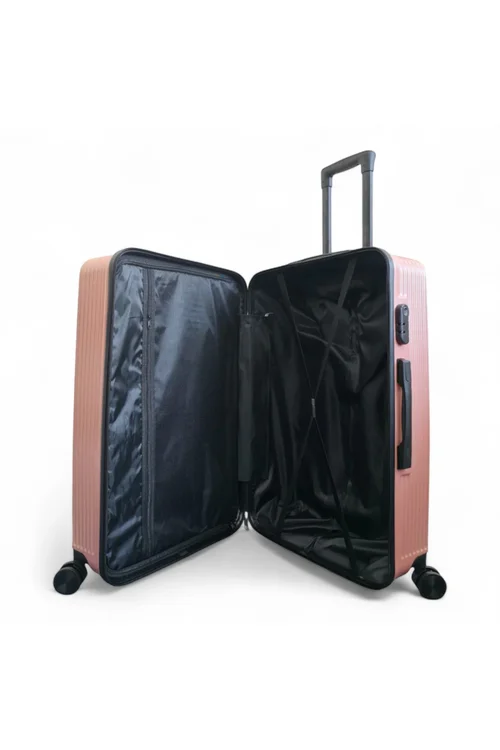 Infinity Luggage Rose Gold Hardshell Robust Suitcases - M Image 5